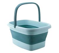 Cubo Plegable Para Remojo De Pies Lavabo for pies, capacidad for remojar los , lavabo con mango, Cubo de masaje portátil for for relajación(Blue)