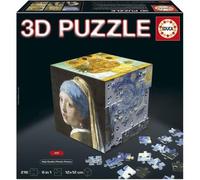 Cubo Puzzle 3D Educa Borras 6 en 1 216 Piezas Obras de Arte