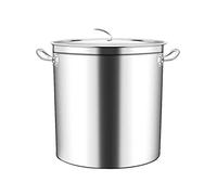 Cubo redondo doméstico con tapa, cubo comercial for salmuera de gran capacidad, apto for todo tipo estufas(35 * 35cm(32L))