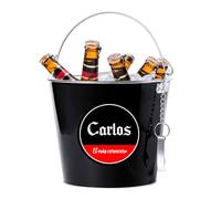 Cubo Regalo Personalizado Cerveza con Abridor Regalo Hombre Padre Día del Padre Cumpleaños (Con Cervezas)