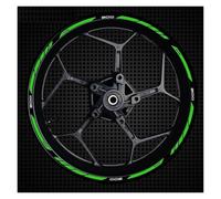 Cubo Rueda Calcomanías Rueda Rayas Adhesivas Reflectantes Anillo Exterior Borde Grueso Motocicleta para Z900(Style 11)