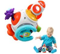 Cubo sensorial Montessori 6 en 1 para bebés de 6-12-18-36 Meses: Juguetes Divertidos, educativos y de Desarrollo, Juegos portátiles de Juguete para Viajar en avión y en Coche para niños pequeños