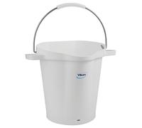 Cubo Vikan de 5 galones PP/SS blanco, talla nica, multicolor