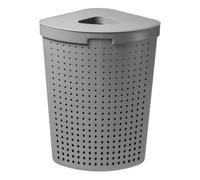 Cubo y cesta de ropa rectangular contenedor colector con tapa 62 L grande