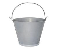 Cubo Zinc Metal Galvanizado Multiusos 2 Litros 20.5 x 14 x 15 (alt.) cm. con Abre Botellas