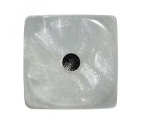 Cubos - 12 Mm - Blanco - Perla - 36 Piezas