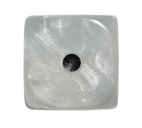 Cubos - 12 Mm - Blanco - Perla - 36 Piezas