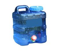 Cubos de agua grado alimenticio, tanques almacenamiento for conducir, contenedor tanque for automóvil con grifo for acampar al aire libre Para viajes, senderismo, acampada y emergencias(15L)