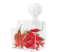 Cubos de almacenamiento de pared - Organizador montado en la copa, caja compacta del estante de la cocina | Ajustable en la cesta de la pared de la puerta, la solución de almacenamiento de encimera y