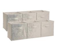 Cubos de almacenamiento plegables para comercio electrónico: cesta de tela plegable tipo cubo