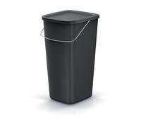 Cubos de Basura Compacto 25L Keden Negro Asa Universal NSDD25-S411