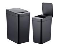 Cubos de basura con sensor, cubos de cocina, set 2 uds, 2 tamaños