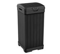 Keter baltimore - cubo de basura (plástico, 125 l, 87,4 cm), color ne