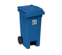 Stefanplast Cubo de Basura Azul Con Pedal, 120 L