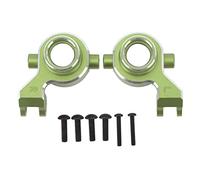 Cubos de Dirección RC en Aleación de Aluminio para Traxxas MAXX 2.0 110 - Resistentes al Desgaste, Fáciles de Instalar, Reducen Vibraciones (Verde)