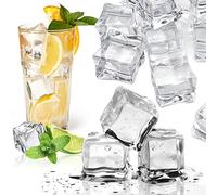 Cubos de hielo cuadrados triturados falsos con diamantes de cristal acrílico artificiales para rellenar jarrones, esparcir mesa, recuerdo de fiesta, decoración de boda, accesorios de fotografía,