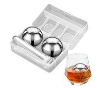 Cubos de hielo para whisky, 55 mm, reutilizables, redondos, para whisky, utensilios de cocina, para bebidas frías, café, cerveza, vodka, chocolate, frutas, dulces, fiestas, camping, beber alimentos