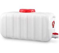 Cubos de plástico aptos para uso alimentario de 25L/50L/100L/150L/200L, recipientes portátiles para almacenar agua con grifo para acampar, hacer senderismo, escalar u otros viajes al aire libre (
