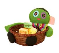 Cubos de truco trato, cestas de Halloween, Platos para servir de ratán con soporte para dulces de Halloween, Cesta de maíz dulce para fiestas de Halloween, cubo para dulces, galletas y piruletas