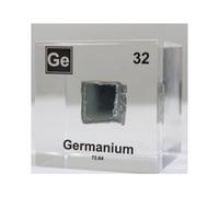 Cubos Elementos 5cm/2in Encapsulados en Lucite Acrílico Transparente para Colecciones de Elementos, Pasatiempos, Profesores, Ciencia y Regalo Creativo-32-Ge (Germanium)