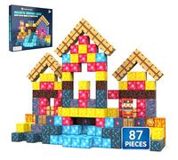 Cubos Magnéticos para Niños - Bloques de Construcción 3D Juguetes Stem, Bloques Magnéticos Montessori para Niños Pequeños, Construcción Creativa de 3 Años en Adelante
