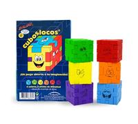 Producmar CubosLocos de Evaland Pack de 6 Rompecabezas 3D Puzzle Juego de ingenio estimula imaginación desarrolla Inteligencia previene Alzheimer 6 Niveles de dificultad Seis Cubos