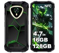 CUBOT Kingkong Mini 4 Movil Irrompible, 16GB+128GB/1TB Movil Resistente, 4.7 Pulgadas 90Hz, Android 15, Luz de Camping Móvil Indestructible, 4700mAh, 48MP/4G Dual SIM/Face ID/NFC/IP68/Widevine L1