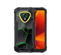 CUBOT Kingkong Mini 4 - Smartphone Rugerizado 4.7" HD+ 90Hz, 16GB RAM (6GB+10GB Ext.), 128GB ROM, Cámara 48MP, Android 15, Unisoc T616, Negro+Verde