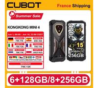Cubot KingKong Mini 4, Teléfono Inteligente Resistente con Android 15, Pantalla de 4.7 Pulgadas, 90Hz, 4700mAh, 6GB+128GB, 8GB+256GB, NFC, 48MP, Linterna para Camping 6GB+128GB Green