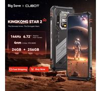 Cubot KingKong Star 2, un smartphone 5G ultrafino y resistente, Dimensity 8200 de 4 nm y 3,1 GHz, 24 GB de RAM (12 GB + 12 GB ampliados), 256GB de ROM, pantalla grande de 6,72" y 144 Hz, 5G movil, NFC