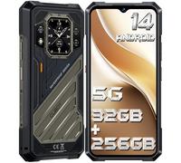 CUBOT Kingkong X(2024) 256GB Movil Irrompible 5G - 32(16+16) GB+256GB Android 14 Movil Resistente, 10200mAh/33W Teléfono Movil Todoterreno, 6.58" FHD+/100MP/5G Dual SIM/IP68/WIFI 6/NFC