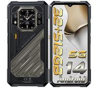 CUBOT Kingkong X(2024) 5G Movil Resistente - 32(16+16)GB+512GB Android 14 Movil Irrompible, 10200mAh/33W Teléfono Movil Todoterreno, 6.58'' FHD+1.85" Pantalla Trasera,100MP/5G Dual SIM/IP68/WIFI 6/NFC