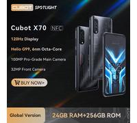 Smartphone X70 6.58 12GB/256GB Dual SIM (Negro Espacial) - CUBOT