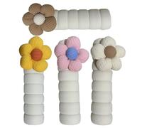 Cubras Protectoras de Manija de La Puerta de 4 Piezas, Protector de Manija de La Puerta de de Flor, Cojín de Protección de Esponja Anti-colisión, Tampón de Manijas Suaves