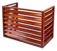 Cubre aire Acondicionado Exterior, Cubierta for radiador de aire acondicionado, pantalla de privacidad con reducción de ruido, cerca for unidades exteriores de aire acondicionado(Redc,L100xW50xH70cm)