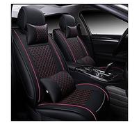Cubre Asiento Coche 5 Asientos para KIA para Niro para Stinger para Optima Funda Cuero para Asiento Coche PU Juego Protectores para Asiento Delantero Y Trasero Coche Funda Asiento Coche Taller (Color