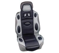 Cubre Asiento Espalda Deportivo Rally Para Auto Universal Acolchado Gris