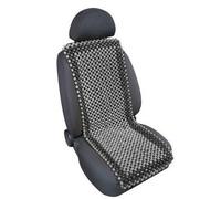 Cubre Asientos De Auto Antracita Gris SAMURAI De Verano Con Bolas De Madera