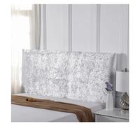 Cubre Cabecero De Cama Funda elástica for cabecera de cama, todo incluido, de lujo, antideslizante, triturada, cubierta protectora contra el polvo for la parte trasera de la cama(Color 3,1.9 meter)