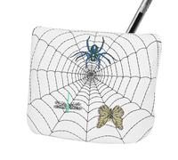 Cubre cabezas para palos de golf - PU magnético bordado 3D de telaraña - Cubierta para la cabeza del conductor de golf, para mujeres jóvenes adolescentes golfistas esposa marido hijo hija familia