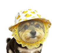 Cubre Cabezas Para Perro Protector Suave Ajustable Anti-Basura | Bozal Cachorro Que Evita Comer Cosas Para Mascota Gatito Pequeño Mediano Interior Exterior Jardín Senderismo Acampada Paseo