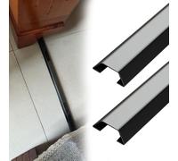 Cubre Cables Cubierta Gruesa de Conducto de Cable de Acero Inoxidable Dorado Negro, Tira Adhesiva para Canalización Cables para Cables Ocultos(Black,W 100 MM L 180 CM)