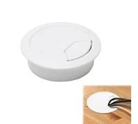 Cubre-Cables de Oficina Premium, Juego de Blanco, Organizador de Cables Flexible para Oficina y Hogar, Solución de Gestión de Cables para Adultos