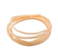 Cubre Cables Funda de Cable Negra Pet 2/10 Metros, Funda Trenzada aislada 2~40mm, protección línea Datos for Computer Automotive(Clear Gold,25mm,10 Meters)