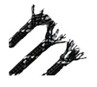 Cubre Cables Funda de Cable Trenzado de 1/5/10 m, 4 mm, 8 mm, 12 mm, Hilo de algodón PP, Mezcla de Aislamiento Flexible y expandible, Funda Protectora for Cable(Black White Black,4mm,1 Meter)