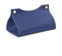 Cubre Caja De Pañuelos Piel PU, Porta Decorativo Para Salón, Cocina Y Coche, Para Cajas Estándar, Organizador Elegante(Blue,1pcs)