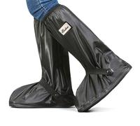Cubre Calzado para Lluvia Hombre Mujer PVC Cubre Zapatos Impermeable Cubre Botas para Lluvia Lavable Reflector Diseño de Suela Antideslizante, Cubre Nieve Anti Barro Reutilizables(46-47 Negro)