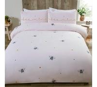 Cubre Cama Individual BEE MINE Con Diseño De Corazones Y Lunares