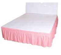Cubre Canape,Cubre Somier Faldón de cama de tela cepillada, cubrecamas sin superficie de cama, tamaño king y queen, con banda elástica, cubrecama de 40 cm de alto(H,150X200cm)