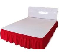 Cubre Canape,Cubre Somier Faldón de cama de tela cepillada, cubrecamas sin superficie de cama, tamaño king y queen, con banda elástica, cubrecama de 40 cm de alto(D,120X200cm)